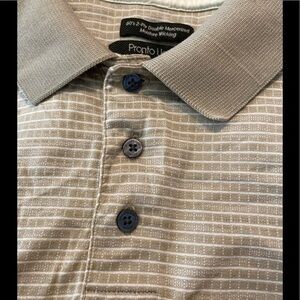 Pronto Uomo sport polo short sleeve shirt large